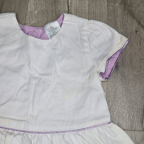 Disney Store Girls' Dress animalted Mulan Print dress Buttons sz 5/6 some stains - Picture 12 of 12